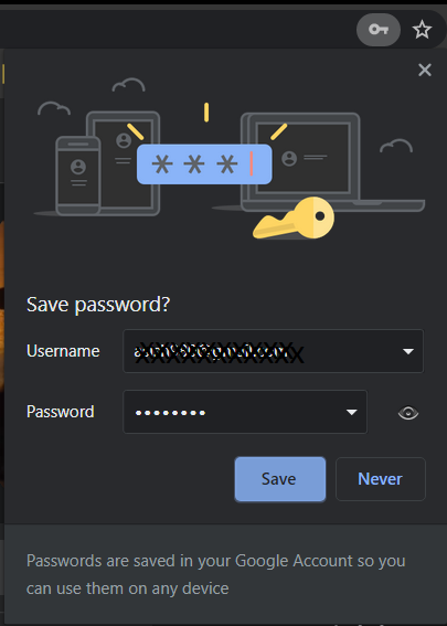 google password recovery